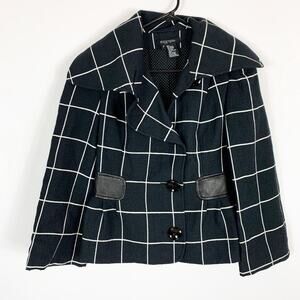 Etcetera Jacket Blazer 2 Black & White Windowpane